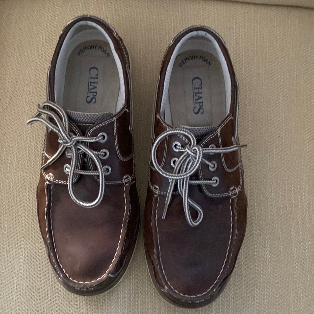 Chap 9.5 W leather upper in good condition. Worn 4 times.